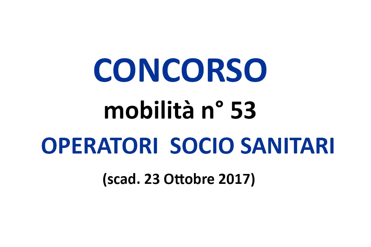 POLICLINICO DI BARI, concorso mobilità per 53 Operatori Socio Sanitari