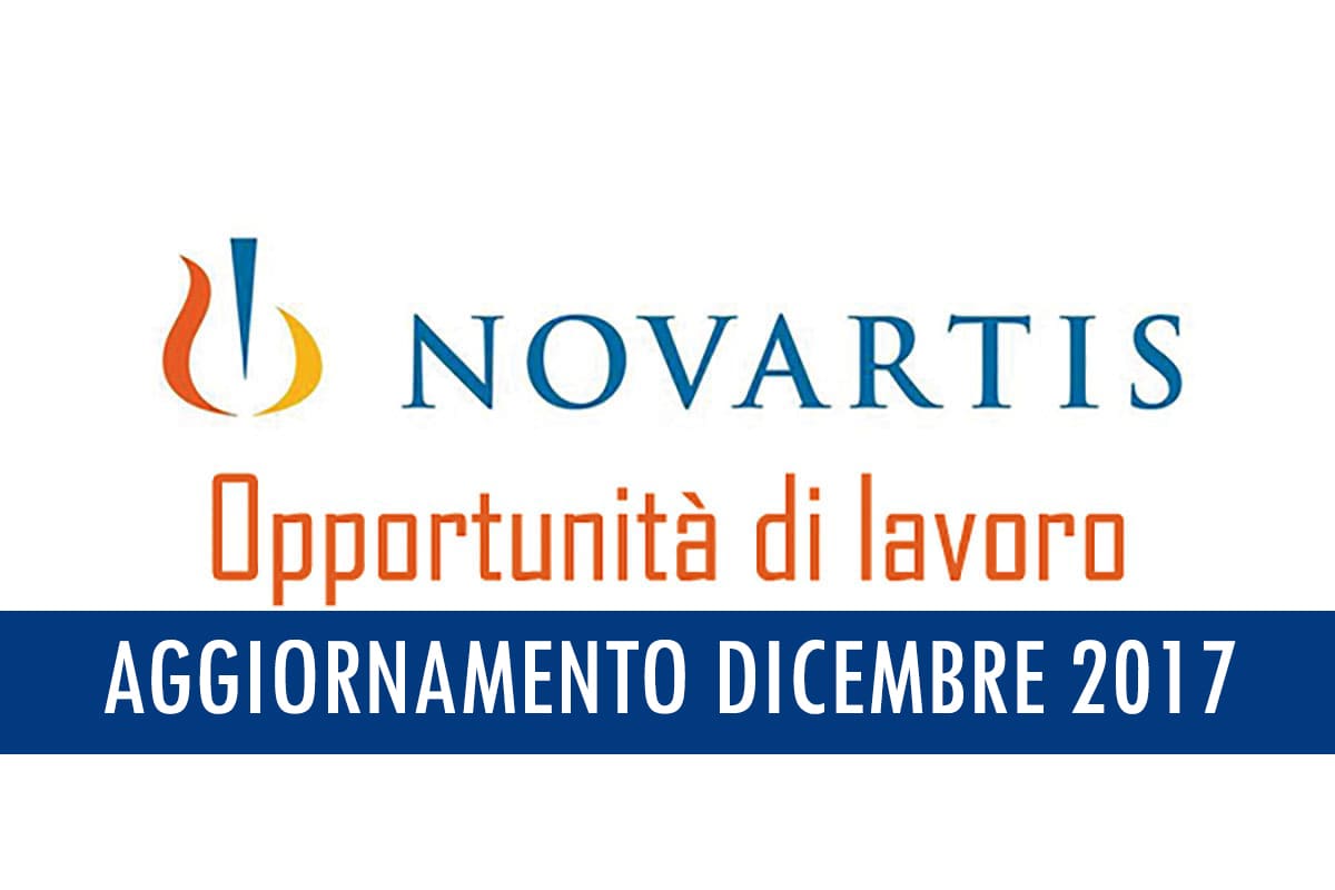 Novartis, posizioni aperte in Italia e all'estero
