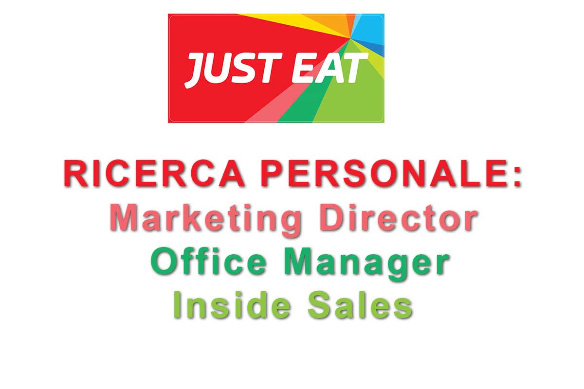 JUST EAT RICERCA PERSONALE