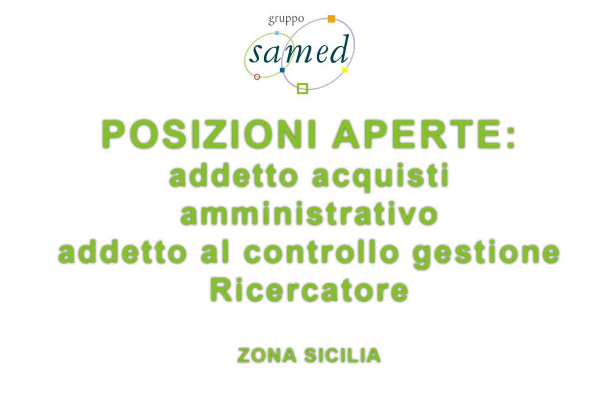 SAMED RICERCA PERSONALE