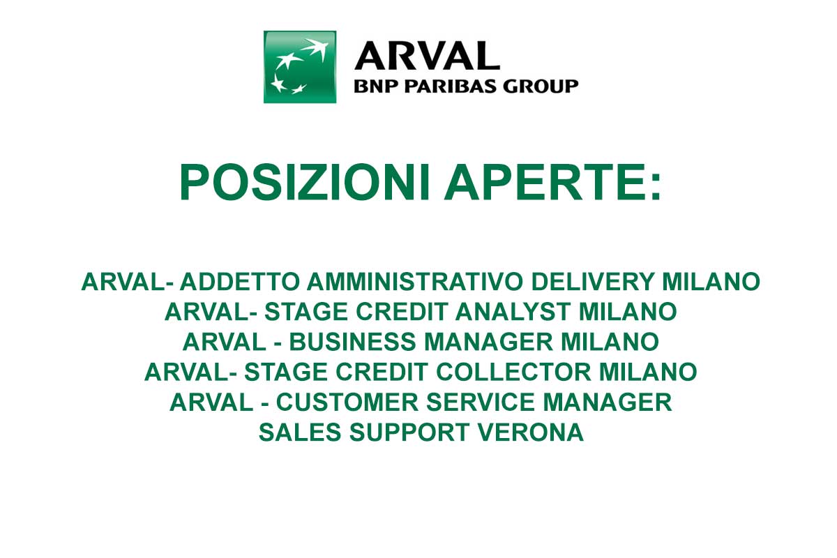 ARVAL BNP RICERCA PERSONALE