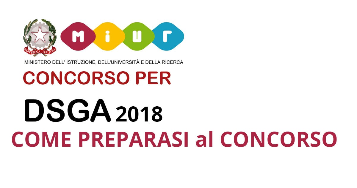 Bando DSGA 2019 - Come preparare il concorso