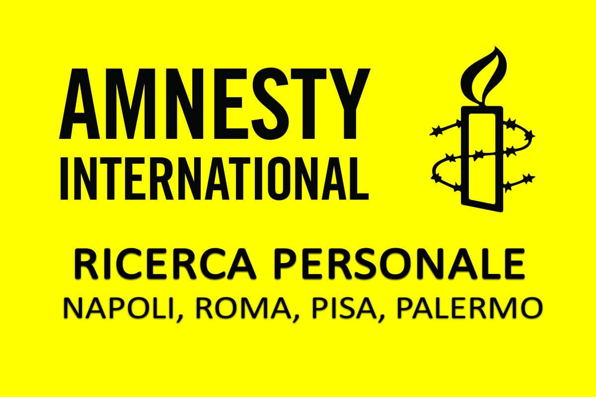 Amnesty International ricerca PERSONALE