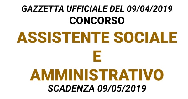 Concorso Assistente Sociale e Amministrativo ASL Torino